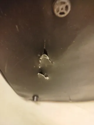 Bolsa de lona Calvin Klein beige y negra