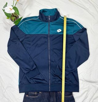 Chaqueta Lotto azul y verde