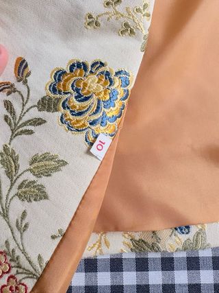 Chaleco traje fallero niño estampado floral