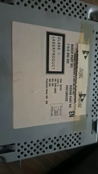 Radio Navegador Nissan Bosh Original