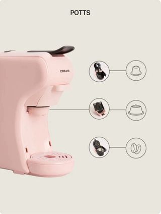 Cafetera CREATE verde pastel