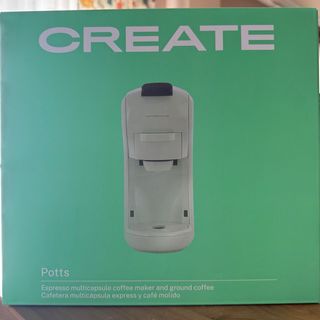 Cafetera CREATE verde pastel CON CAJA