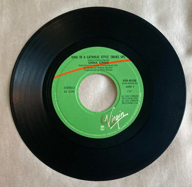 China Crisis - King In A Catholic Style (7")