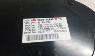 528017 9666174980 cuadro instrumentos peugeot 3008