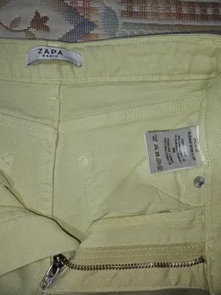 Pantalón Tejano Zapa  mujer
