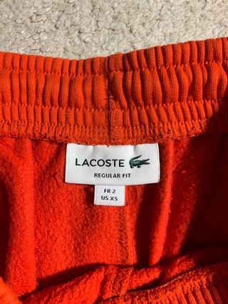 Chándal Corto Lacoste Rojo