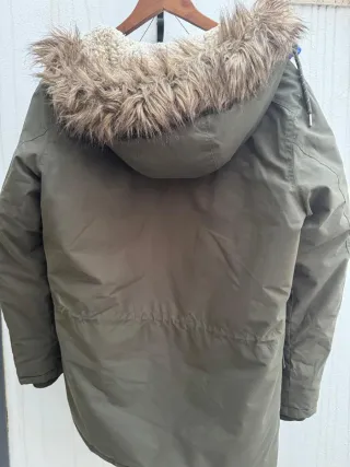 Chaquetón Jack & Jones verde/marrón