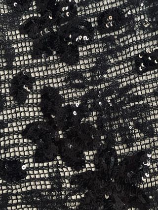 Falda larga lentejuelas con leggings incorporados