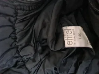 Salopette da neve nera x bambini 10 anni 134-140