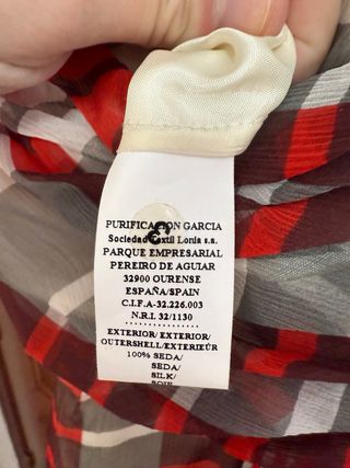 Vestido seda de PURIFICACIÓN GARCIA talla 40