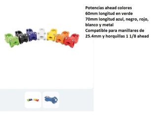 Potencia Bicicleta AHEAD