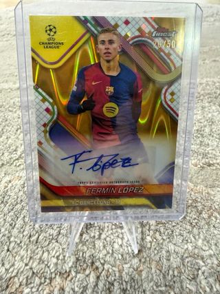 Autografo di Fermín López 20/50 Topps Finest