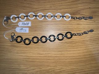 Pulseras Lotus Originales Blanco y Negro