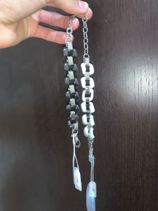 Pulseras Lotus Originales Blanco y Negro