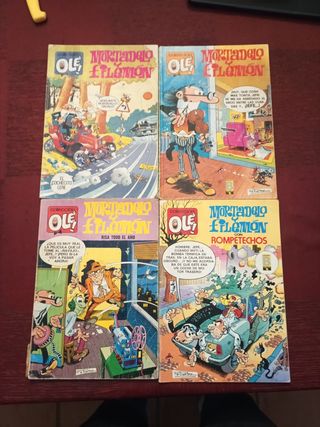 4 tebeos de Mortadelo y Filemón