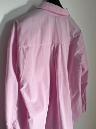 Camisa oversize Zara rosa talla única