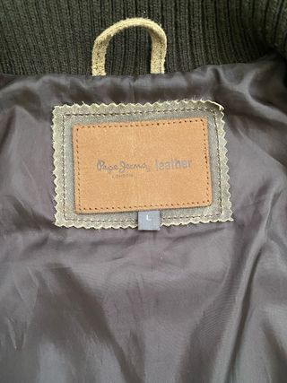 Cazadora Cuero Pepe Jeans Marrón