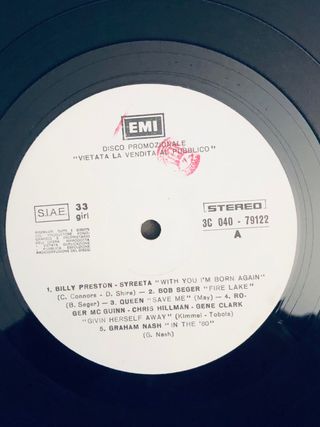 Vinile Raro 45 Giri Disco Mix EMI Promo