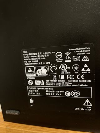 Dell OptiPlex 3050 i3-6100T 3.2GHz 8GB RAM