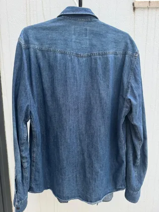 Camisa vaquera Pull&Bear azul