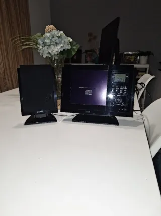 Reproductor CD Negro y Morado