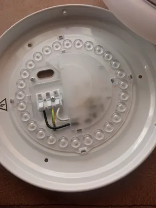 Plafón LED redondo blanco