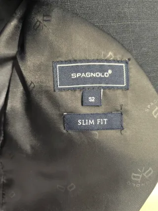 Chaqueta y pantalón Spagnolo Hombre Azul/Negro