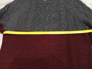 Maglione ALCOTT uomo grigio/rosso taglia LARGE