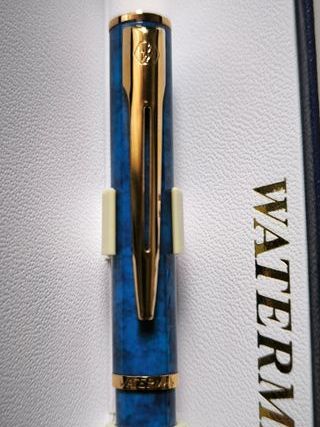 Bolígrafo Waterman Paris Azul Dorado