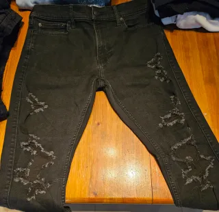 Pantalones  Super Skinny Fit negro son varios