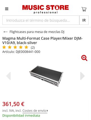 Maleta Magma para mesa de mezclas y 2 reproductore