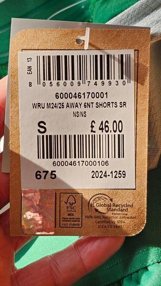 Pantaloncini Rugby Galles Macron Uomo