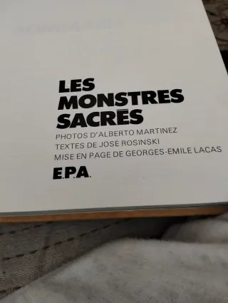 Libro les monstres sacres a estrenar de 1984