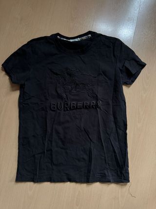 Camiseta Burberry Negra con Logo