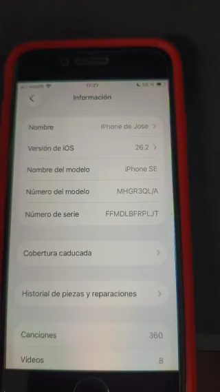 iPhone SE 64gb Batería 76%, incluye funda y cable