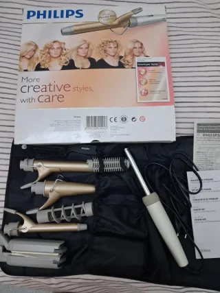 Cepillo Rizador Philips Dorado