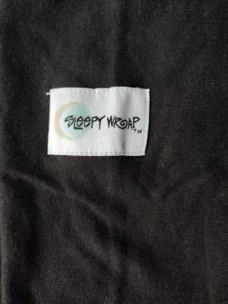 Portabebés Sleepy Wrap Negro Algodón