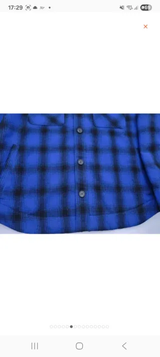 Sobrecamisa The Kooples cuadros azul y negro