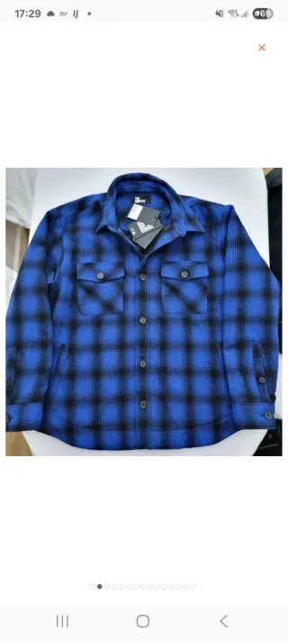 Sobrecamisa The Kooples cuadros azul y negro