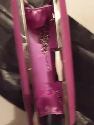 Conjunto fiesta: bolso y zapatos rosa