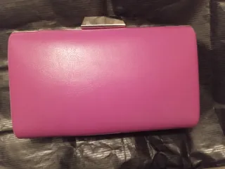 Conjunto fiesta: bolso y zapatos rosa