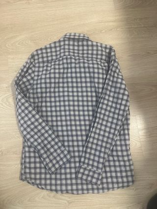 Camisa Pepe Jeans Talla M Cuadros Azul/Gris