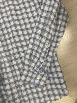 Camisa Pepe Jeans Talla M Cuadros Azul/Gris