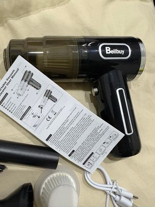 Aspiradora Portátil Belibuy Negra súper potente