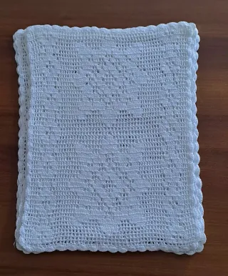 Set 3 centrini uncinetto fatti a mano