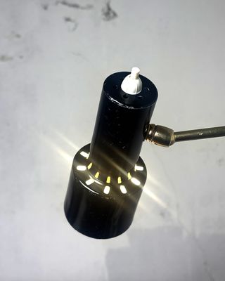 Applique Stilnovo ottone e nero anni '50