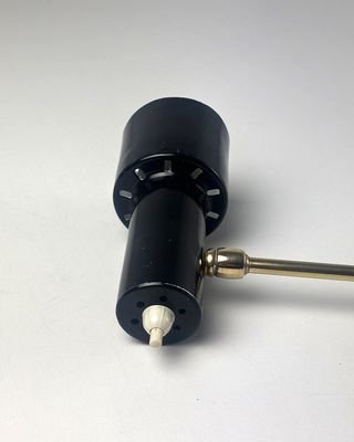 Applique Stilnovo ottone e nero anni '50