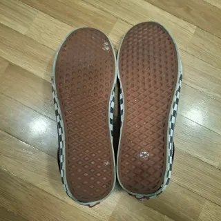 Vans Ward Checkerboard Grey and Black Size 46