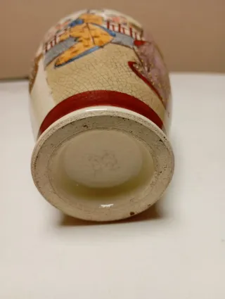 Jarrón Satsuma Meiji