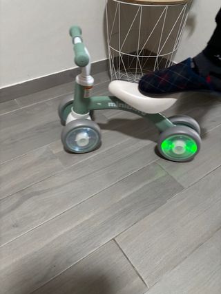 Minibike infantil verde y blanco